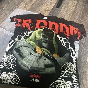 NWT Civil Regime Shirt Mens Medium limited edition Marvel Dr. Doom Black